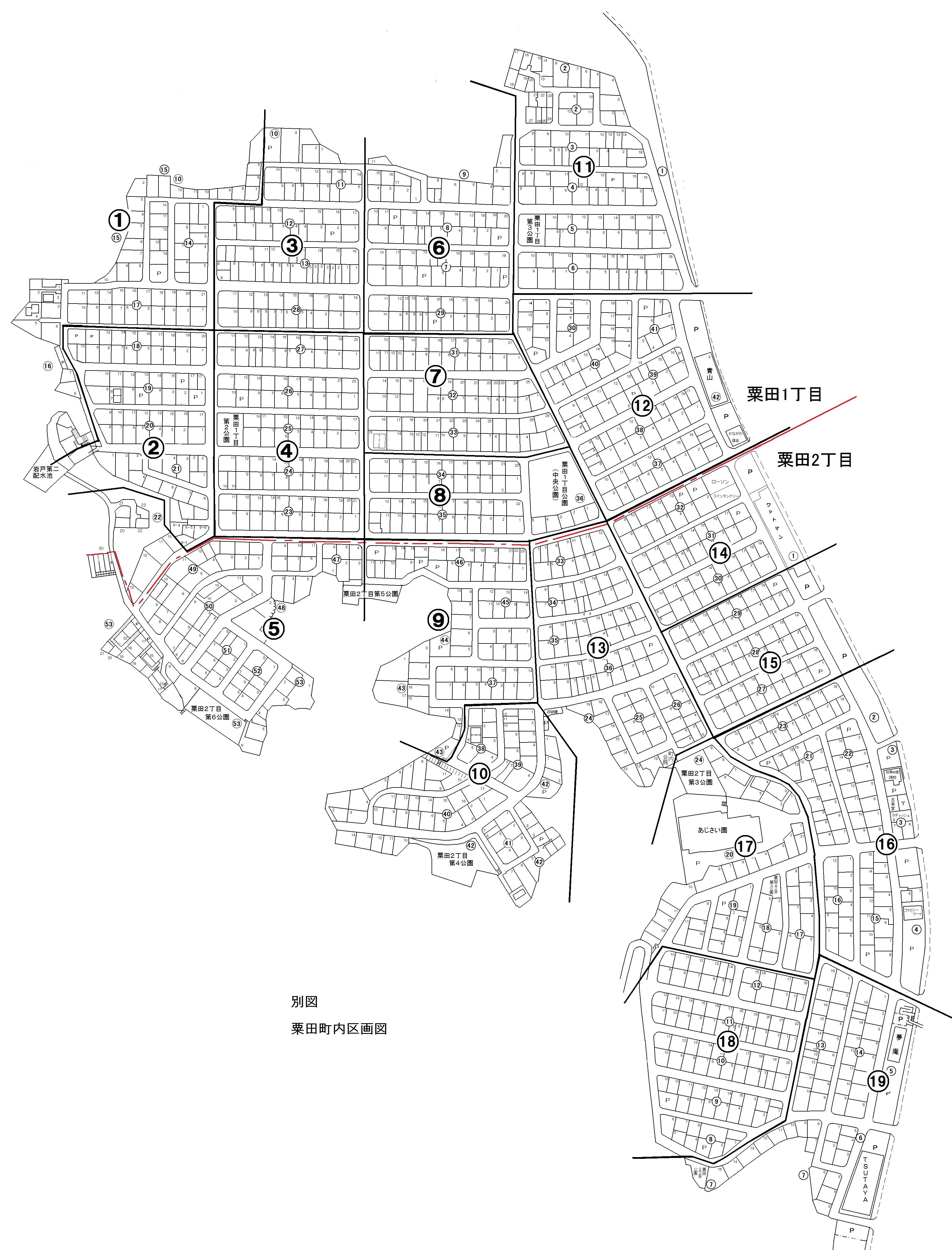 街路防犯灯設置図